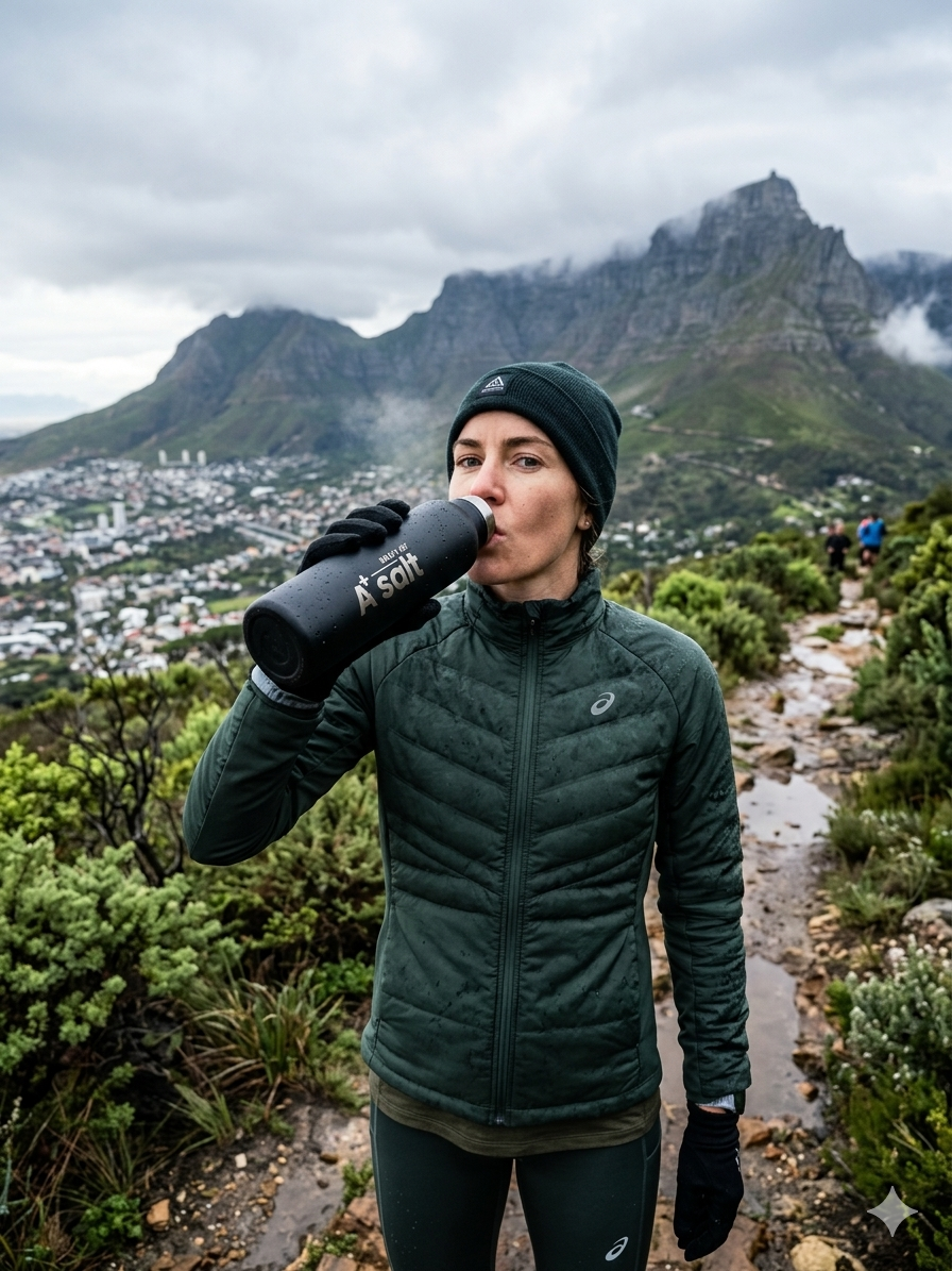 Drinking electrolytes in winter