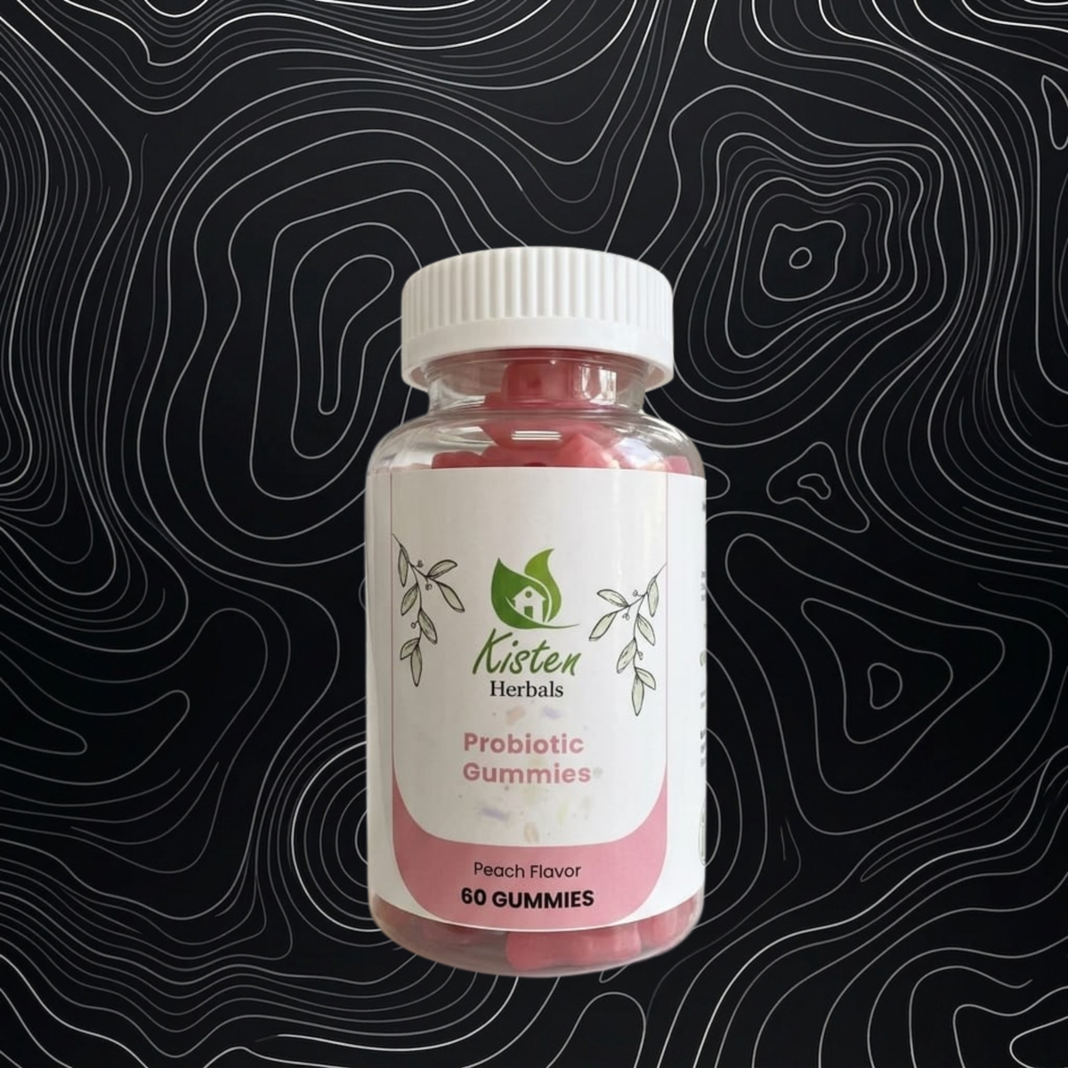 Kisten Herbals Probiotic Gummies, 10 billion CFU, 60 gummies