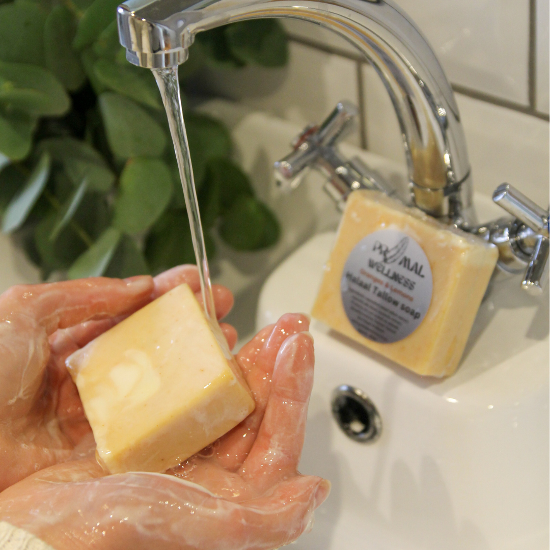 Primal Wellness Grass-Fed Tallow Soap – Orange & Lemon